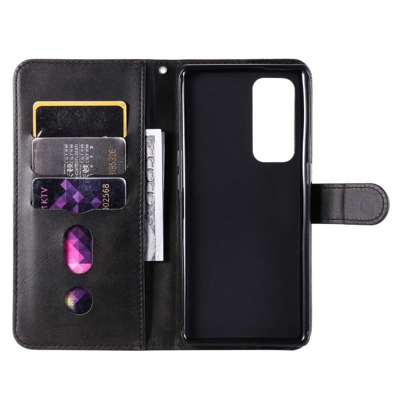 Etui Na Telefon Pokrowce do Oppo Find X3 Neo Biznes Portfel Elena Portfel