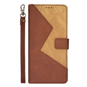 Etui Folio do Motorola Edge 40 Pro Dwukolorowy Idewei