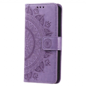 Etui Folio do Motorola Edge 40 Pro Mandala Sun Ze Smyczą