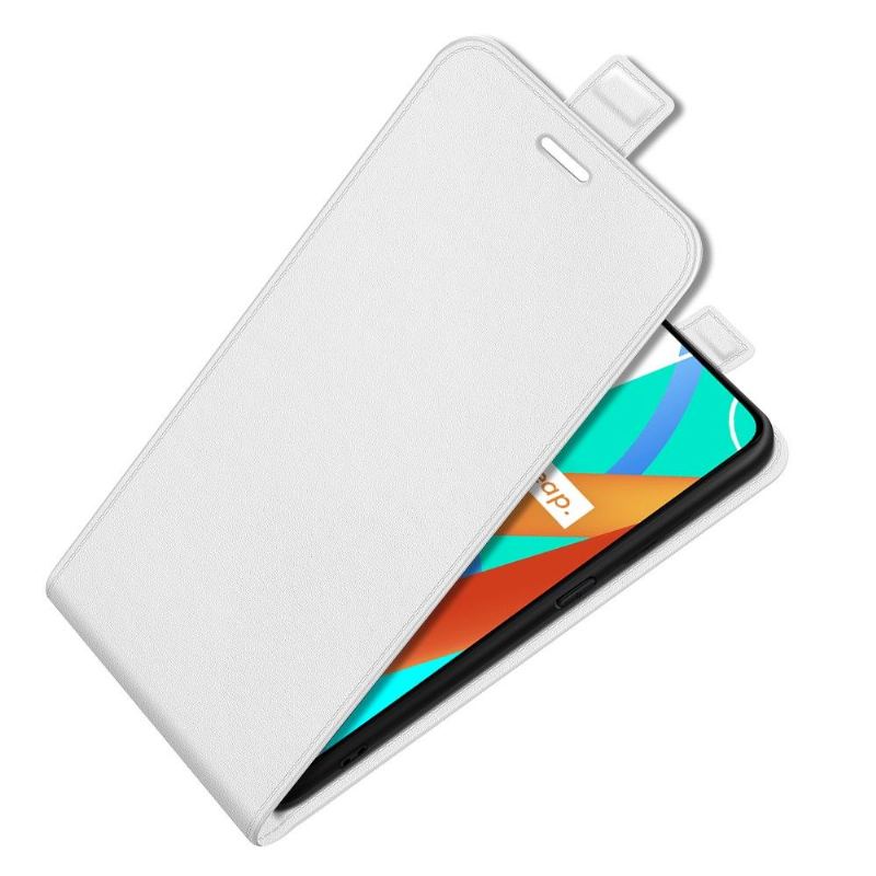 Skórzany Futerał do Realme 8 5G Anti-fall Etui Folio Ze Sztucznej Skóry W Pionie