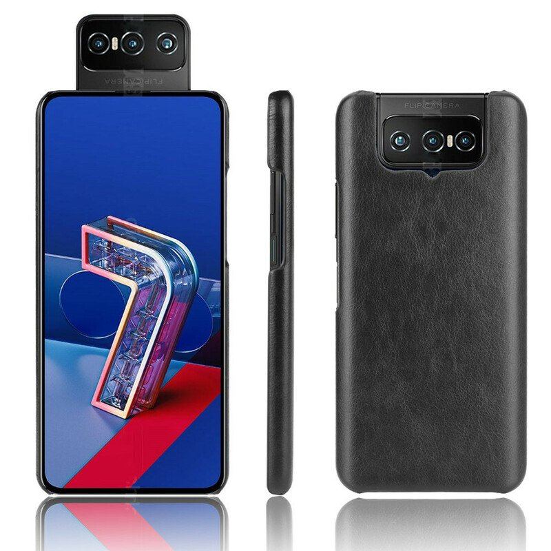 Etui do Asus Zenfone 7 / 7 Pro Efekt Skóry Liczi