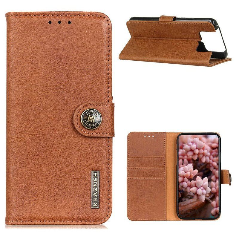 Etui Folio do Asus Zenfone 7 / 7 Pro Imitacja Skóry Khazneh