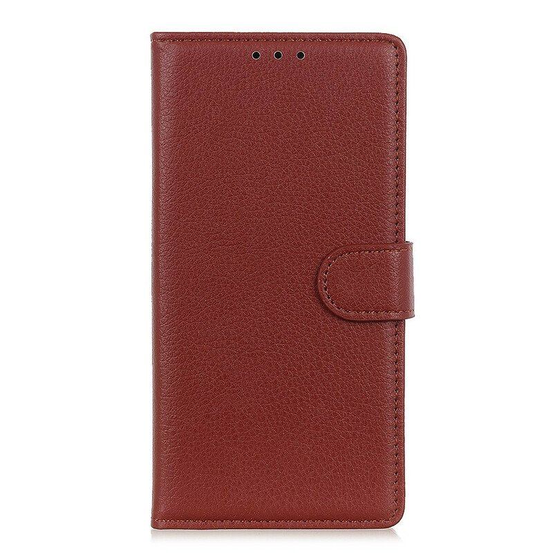 Etui Folio do Asus Zenfone 7 / 7 Pro Tekstura Liczi