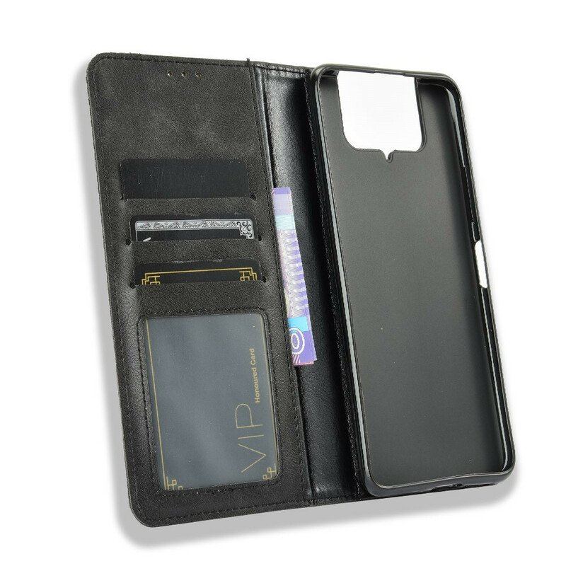 Etui Na Telefon do Asus Zenfone 7 / 7 Pro Etui Folio Stylizowany Efekt Skóry W Stylu Vintage