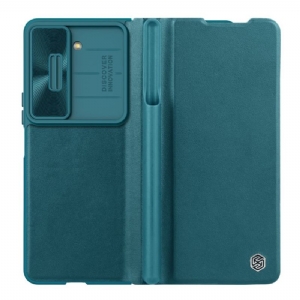 Etui Folio Do Samsung Galaxy Z Fold 5 Imitacja Skóry Nillkin