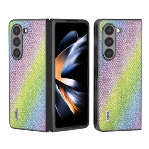 Etui Samsung Galaxy Z Fold 5 Sztuczna Skóra Abeel Etui Ochronne