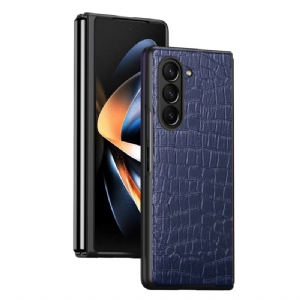 Futerały Samsung Galaxy Z Fold 5 Etui Na Telefon Styl Skóry Krokodyla