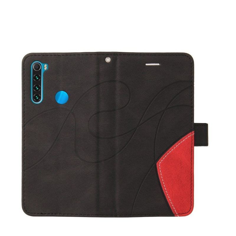 Etui Folio do Xiaomi Redmi Note 8 2021 Classic Bicolor Artystyczny