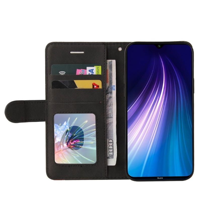 Etui Folio do Xiaomi Redmi Note 8 2021 Classic Bicolor Artystyczny