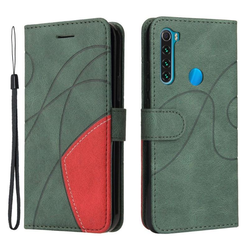 Etui Folio do Xiaomi Redmi Note 8 2021 Classic Bicolor Artystyczny