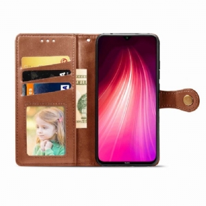 Etui Folio do Xiaomi Redmi Note 8 2021 Classic Indila Etui Na Karty Ze Sztucznej Skóry