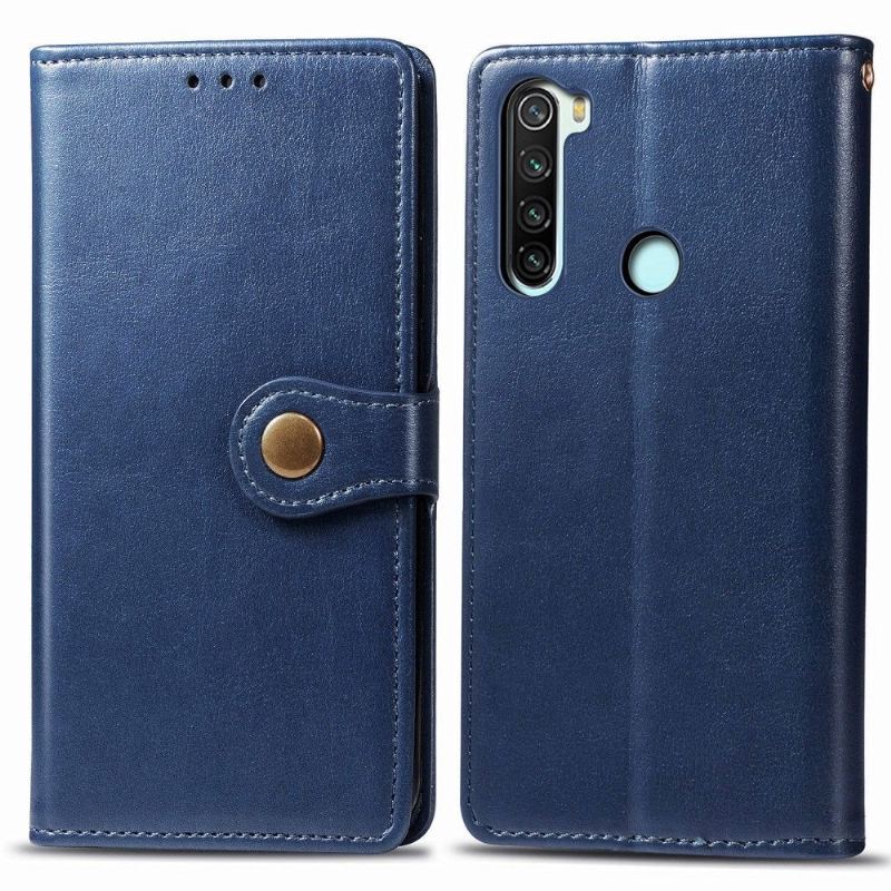 Etui Folio do Xiaomi Redmi Note 8 2021 Classic Indila Etui Na Karty Ze Sztucznej Skóry