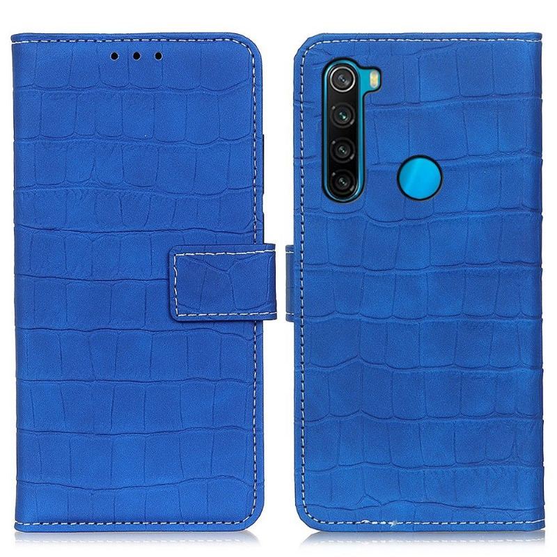 Etui Folio do Xiaomi Redmi Note 8 2021 Imitacja Skóry Krokodyla