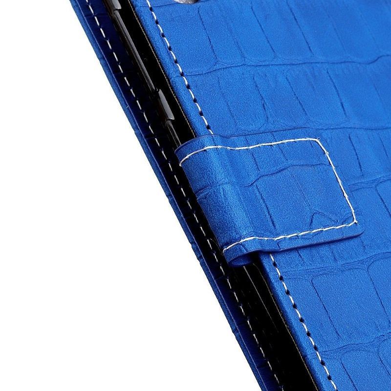 Etui Folio do Xiaomi Redmi Note 8 2021 Imitacja Skóry Krokodyla