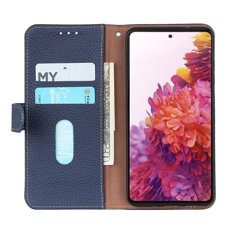 Etui Folio do Xiaomi Redmi Note 8 2021 Khazneh Skóra Ziarnista