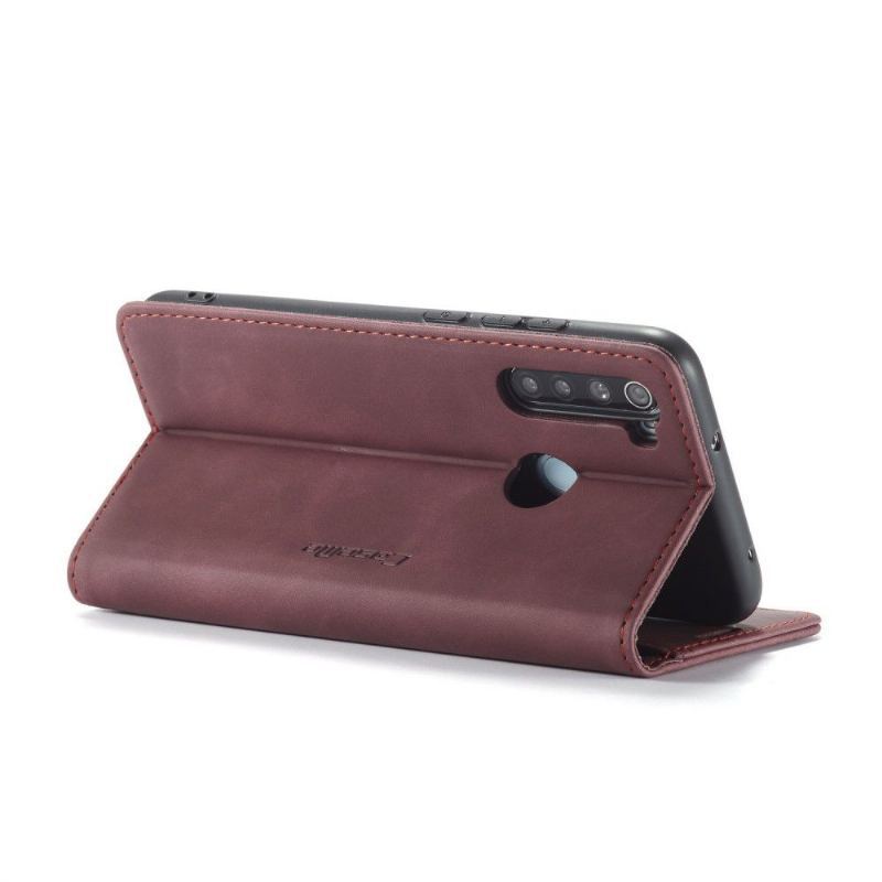 Etui Folio do Xiaomi Redmi Note 8 2021 Obrzeża Golias Retro Imitacja Skóry