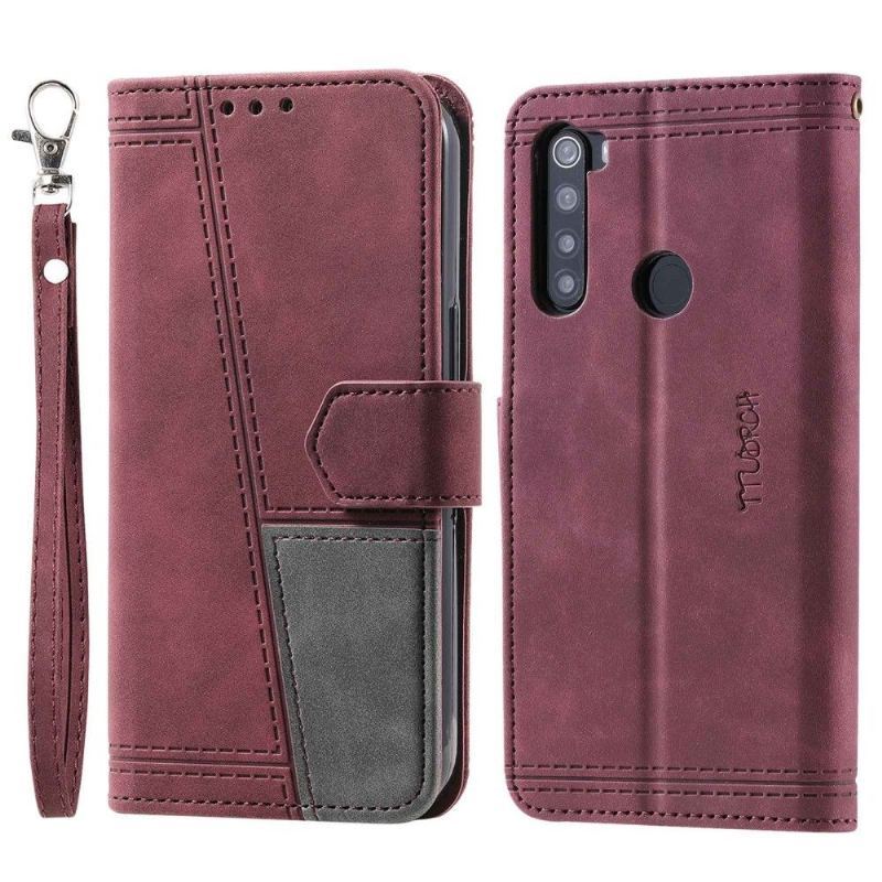 Etui Folio do Xiaomi Redmi Note 8 2021 Obrzeża Retro Uczucie 004