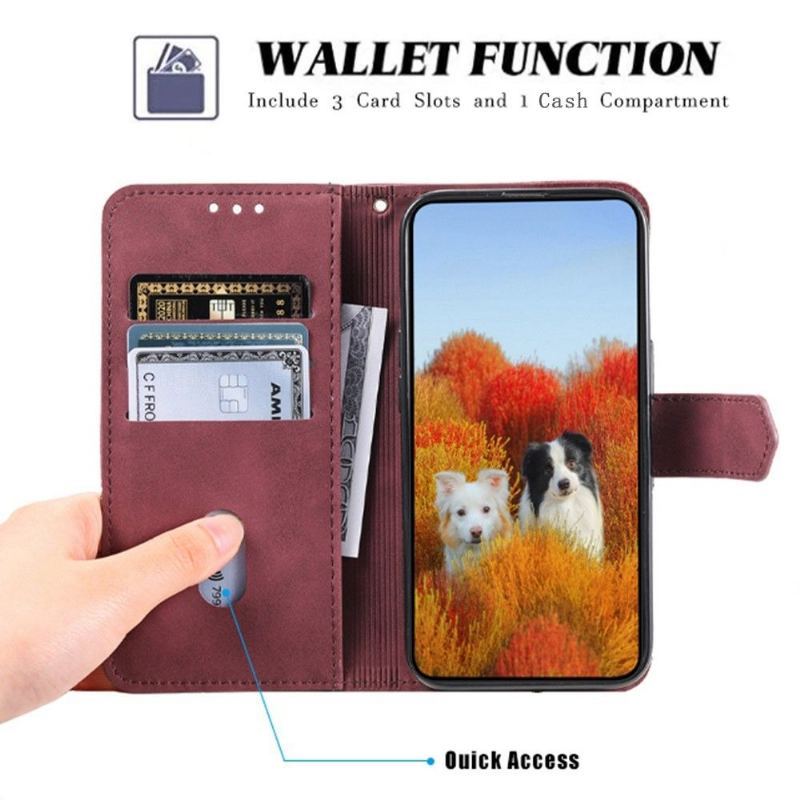 Etui Folio do Xiaomi Redmi Note 8 2021 Obrzeża Retro Uczucie 004