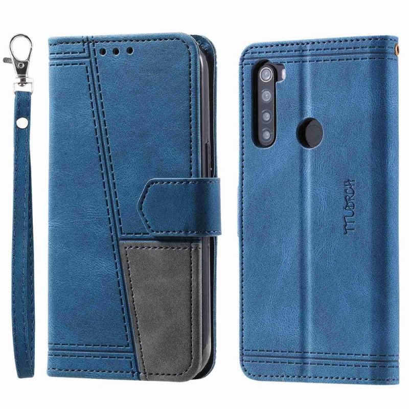 Etui Folio do Xiaomi Redmi Note 8 2021 Obrzeża Retro Uczucie 004