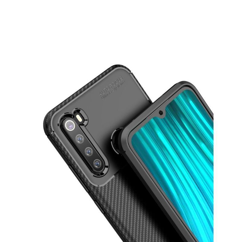 Futerały do Xiaomi Redmi Note 8 2021 Styl Włókna Węglowego