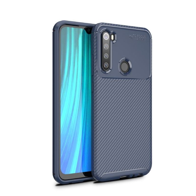 Futerały do Xiaomi Redmi Note 8 2021 Styl Włókna Węglowego