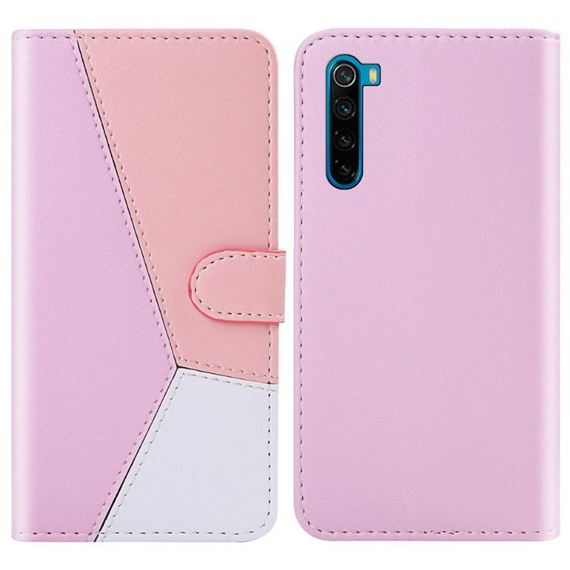 Obudowa Etui Na Telefon do Xiaomi Redmi Note 8 2021 Tricolor Sztuczna Skóra