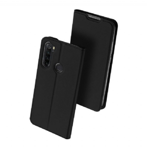 Skórzany Futerał do Xiaomi Redmi Note 8 2021 Anti-fall Satynowa Powłoka