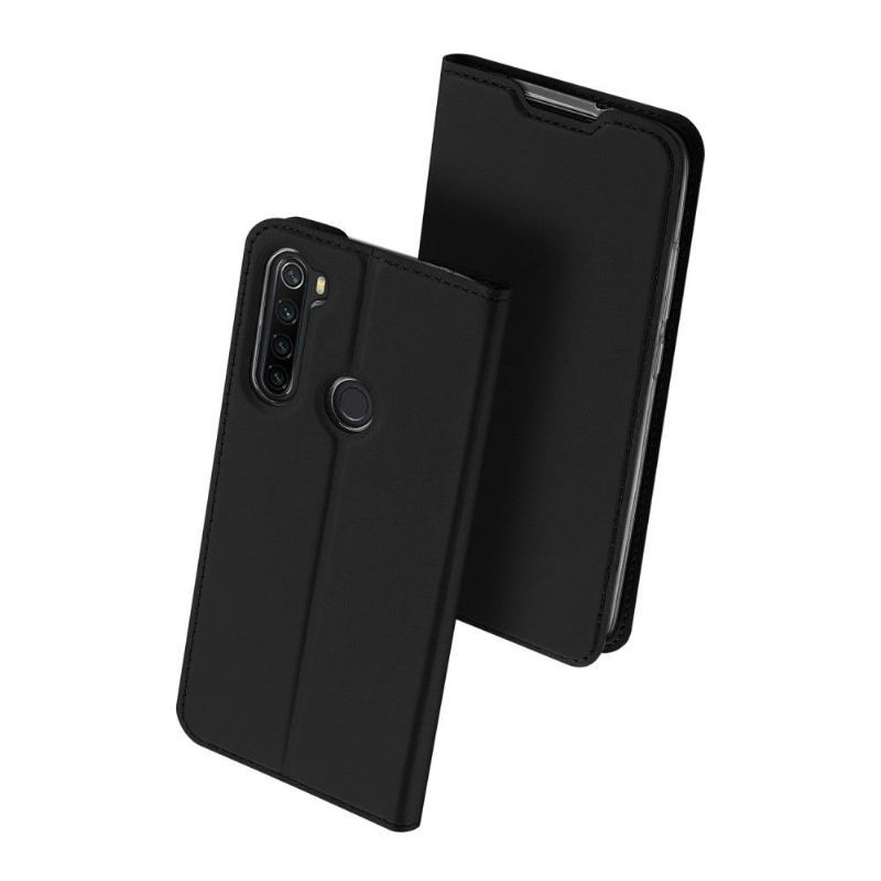 Skórzany Futerał do Xiaomi Redmi Note 8 2021 Anti-fall Satynowa Powłoka