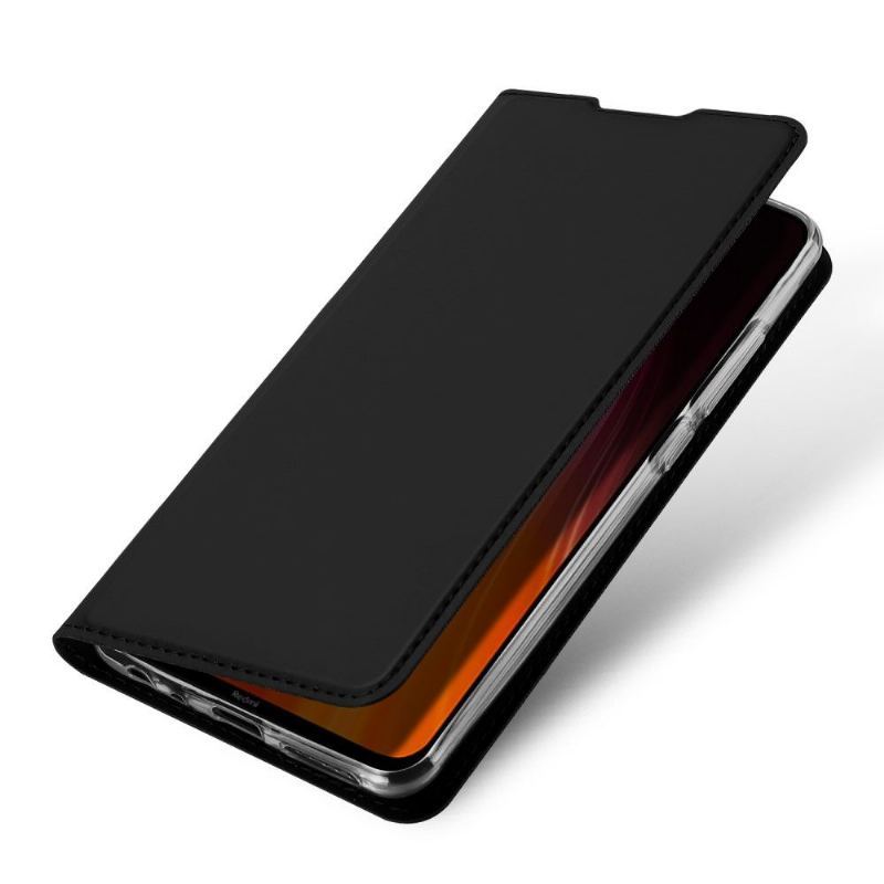 Skórzany Futerał do Xiaomi Redmi Note 8 2021 Anti-fall Satynowa Powłoka