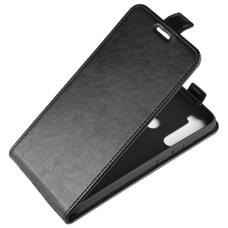 Skórzany Futerał do Xiaomi Redmi Note 8 2021 Etui Folio Ze Sztucznej Skóry W Pionie