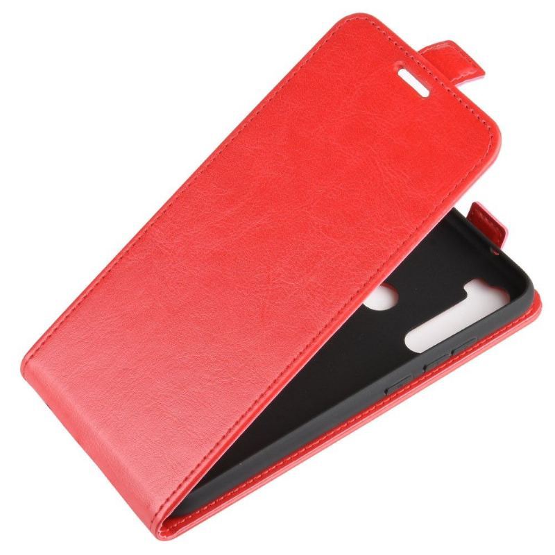 Skórzany Futerał do Xiaomi Redmi Note 8 2021 Etui Folio Ze Sztucznej Skóry W Pionie