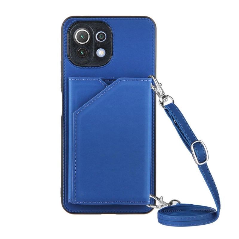 Etui do Xiaomi Mi 11 Lite 5G NE / Mi 11 Lite / Mi 11 Lite 5G Anti-fall Aude Smycz Wieloprzedziałowa