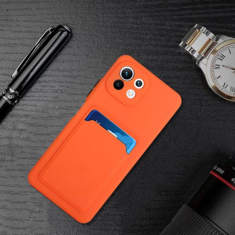 Etui do Xiaomi Mi 11 Lite 5G NE / Mi 11 Lite / Mi 11 Lite 5G Anti-fall Silikonowy Uchwyt Na Karty