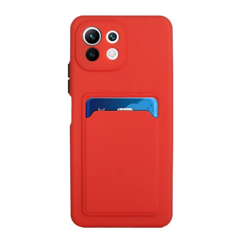 Etui do Xiaomi Mi 11 Lite 5G NE / Mi 11 Lite / Mi 11 Lite 5G Anti-fall Silikonowy Uchwyt Na Karty