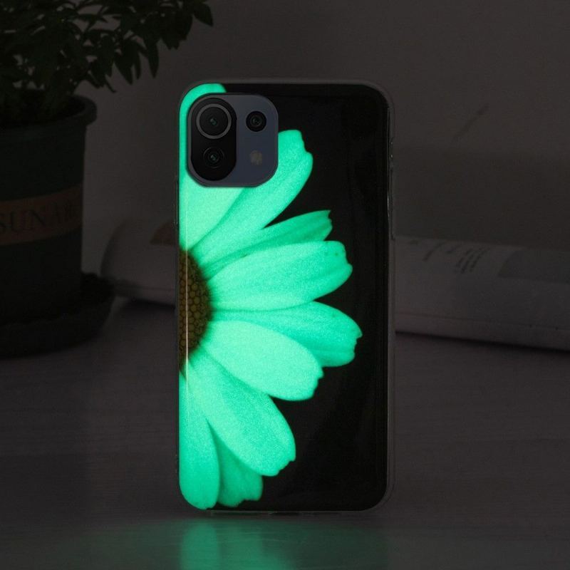 Etui do Xiaomi Mi 11 Lite 5G NE / Mi 11 Lite / Mi 11 Lite 5G Fluorescencyjna Stokrotka