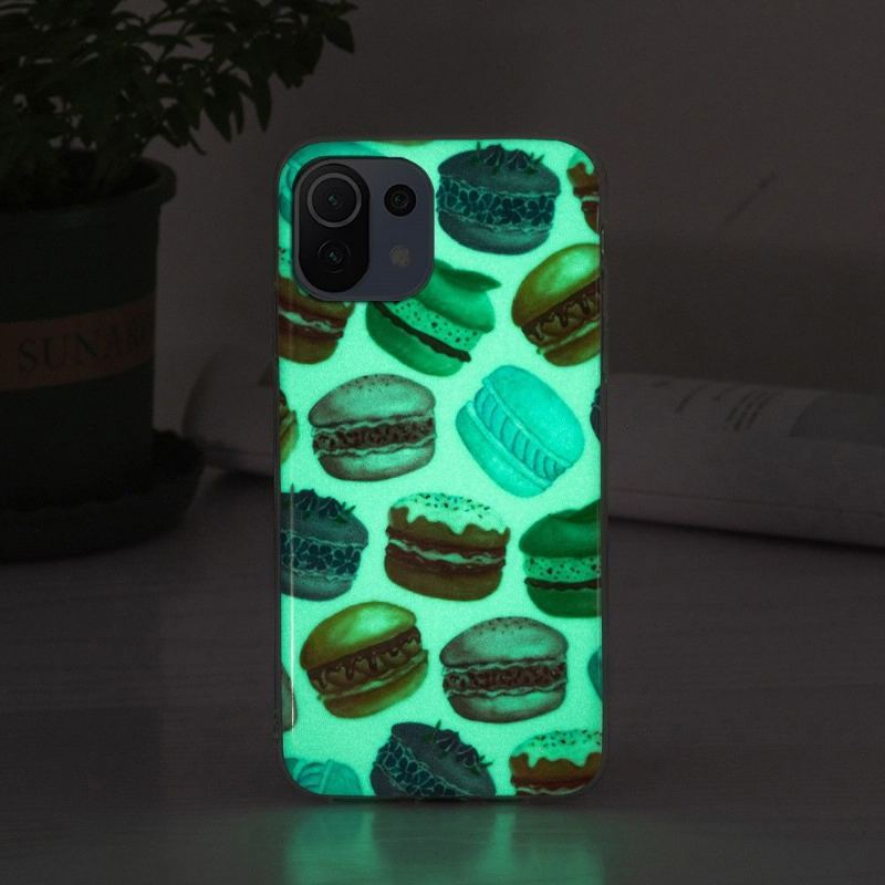 Etui do Xiaomi Mi 11 Lite 5G NE / Mi 11 Lite / Mi 11 Lite 5G Fluorescencyjne Makaroniki