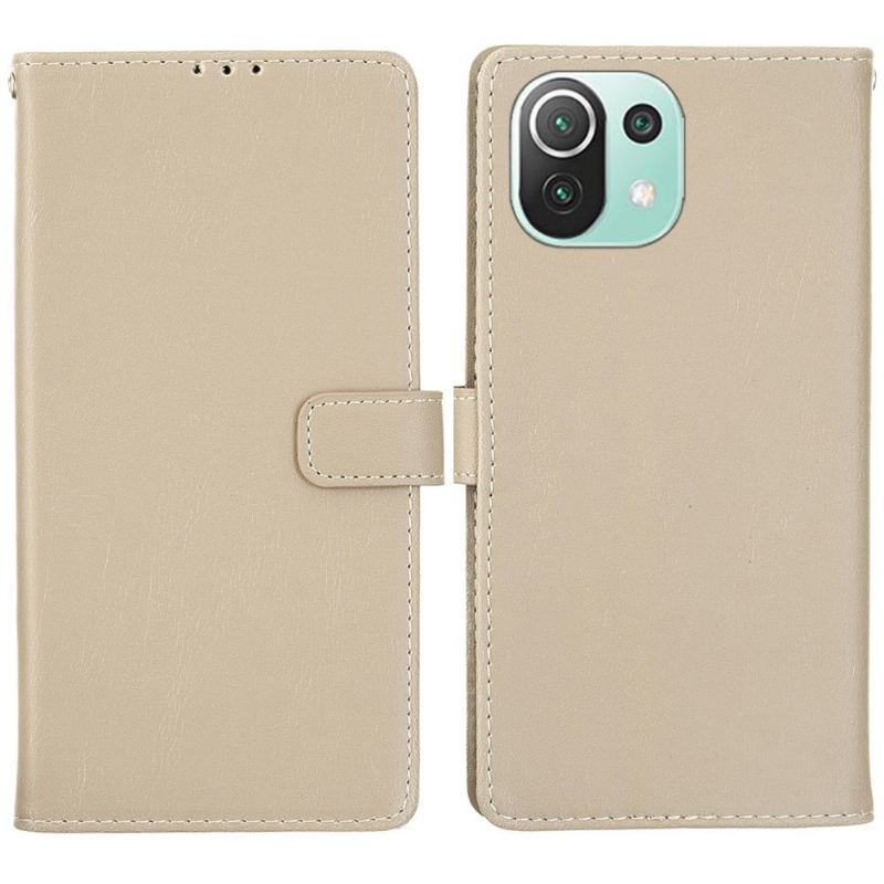 Etui do Xiaomi Mi 11 Lite 5G NE / Mi 11 Lite / Mi 11 Lite 5G Etui Folio Ze Sztucznej Skóry W Stylu Retro