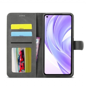 Etui do Xiaomi Mi 11 Lite 5G NE / Mi 11 Lite / Mi 11 Lite 5G Obrzeża Etui Folio Skórzany Efekt Lc.imeeke