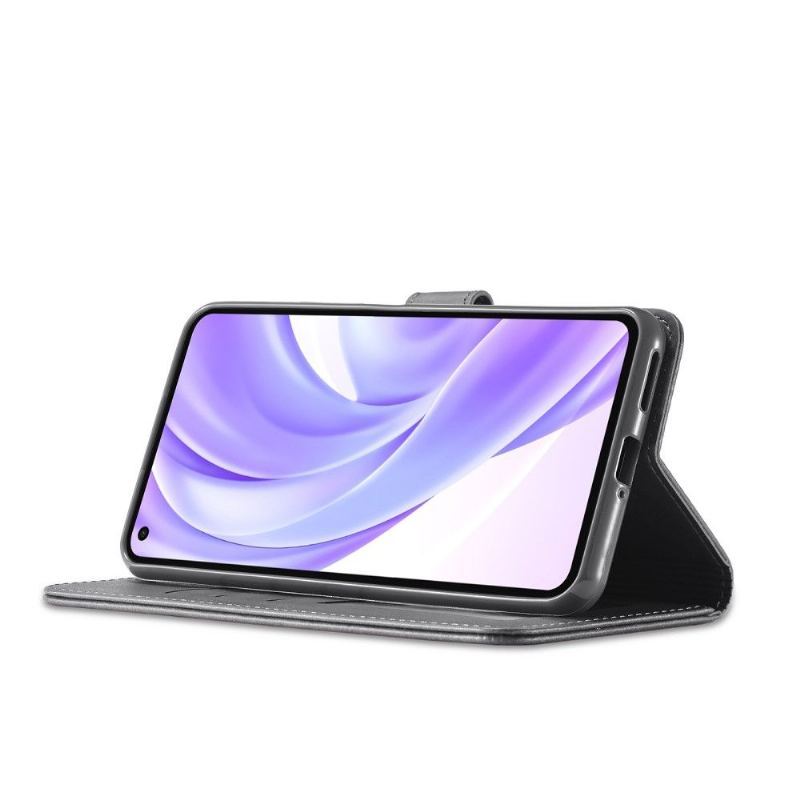 Etui do Xiaomi Mi 11 Lite 5G NE / Mi 11 Lite / Mi 11 Lite 5G Obrzeża Etui Folio Skórzany Efekt Lc.imeeke