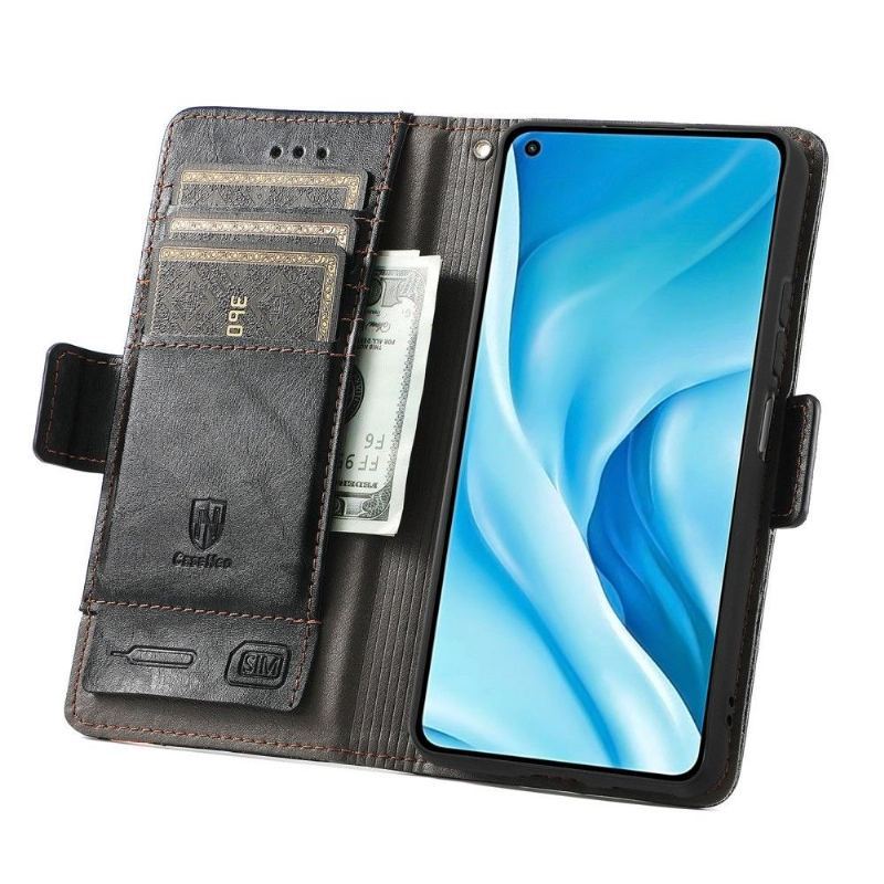 Etui Folio do Xiaomi Mi 11 Lite 5G NE / Mi 11 Lite / Mi 11 Lite 5G Classic Skórzany Futerał Odwróć Biznes