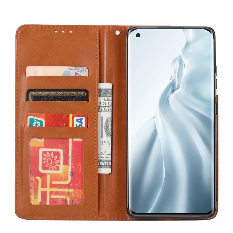 Etui Folio do Xiaomi Mi 11 Lite 5G NE / Mi 11 Lite / Mi 11 Lite 5G Stojak Case Efekt Skórzany