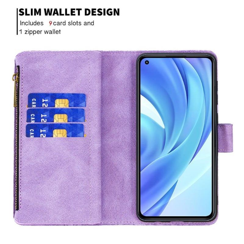 Etui Na Telefon Pokrowce do Xiaomi Mi 11 Lite 5G NE / Mi 11 Lite / Mi 11 Lite 5G Biznes Portfel Latający Motyl