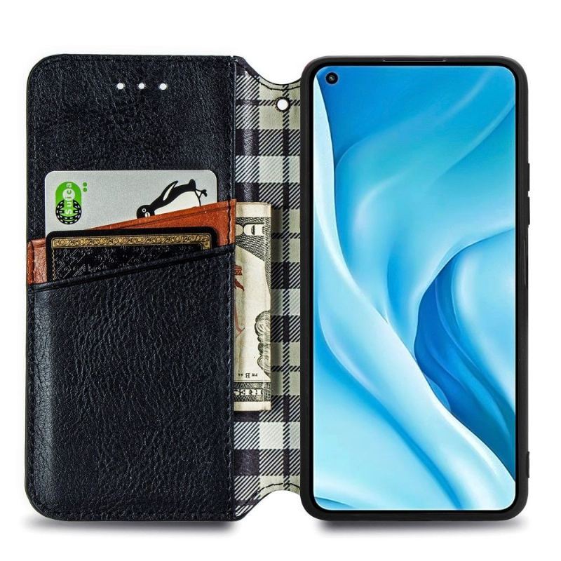 Skórzany Futerał do Xiaomi Mi 11 Lite 5G NE / Mi 11 Lite / Mi 11 Lite 5G Anti-fall Kub Design Posiadacz Karty