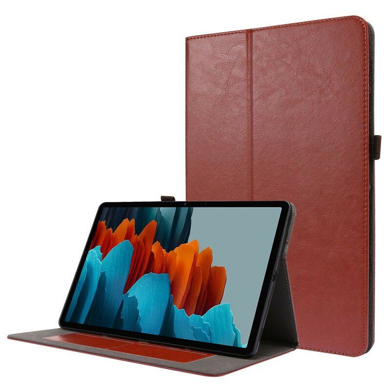 Etui do Samsung Galaxy Tab S8 Plus / Tab S7 Plus 2 Okiennice Ze Sztucznej Skóry