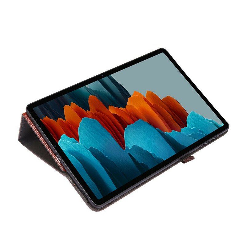 Etui do Samsung Galaxy Tab S8 Plus / Tab S7 Plus 2 Okiennice Ze Sztucznej Skóry