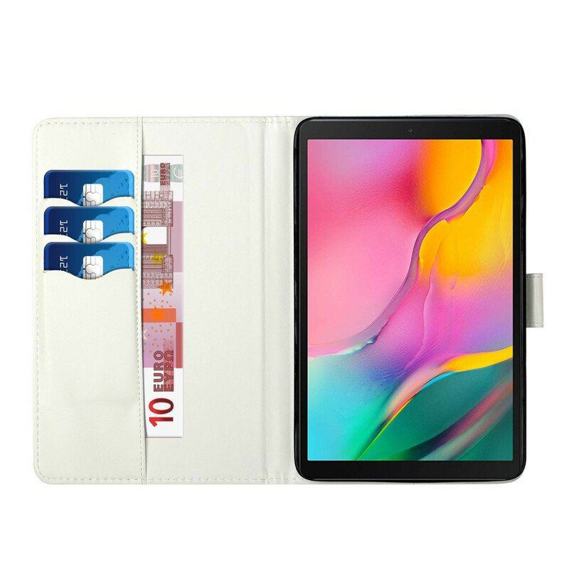 Etui Folio do Samsung Galaxy Tab S8 Plus / Tab S7 Plus Sztuka Tygrysa