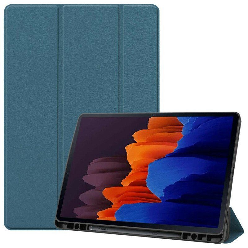 Etui Na Telefon do Samsung Galaxy Tab S8 Plus / Tab S7 Plus Potrójny Uchwyt Na Rysik