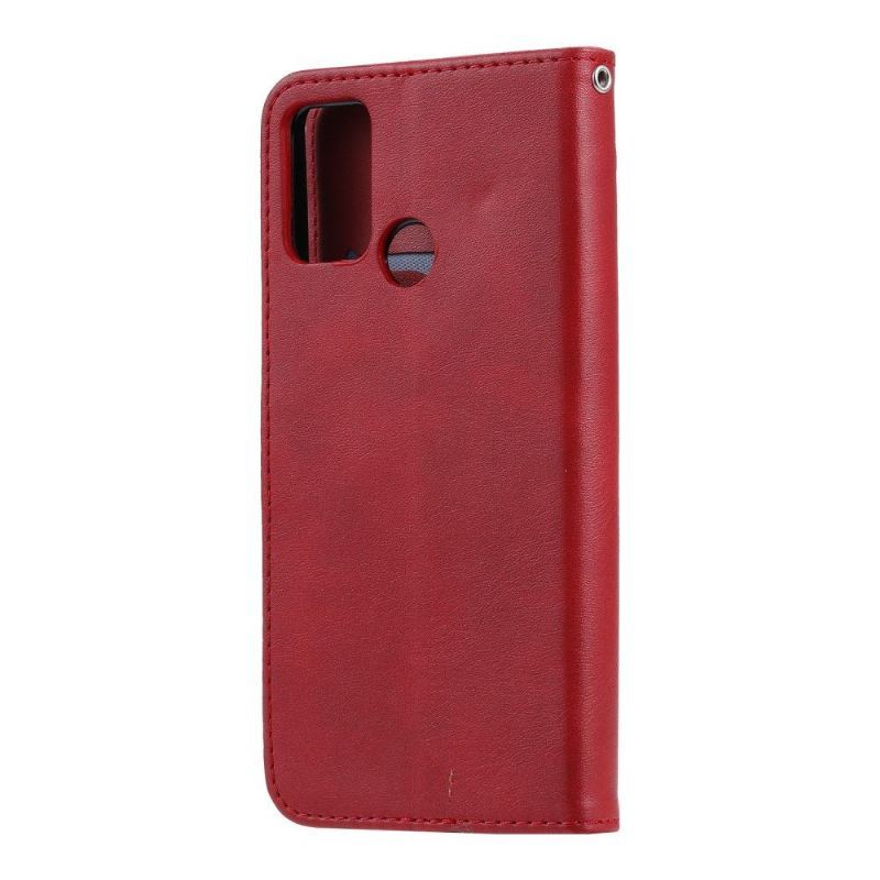 Etui Folio do Honor 9A Funkcja Obsługi Kieszeni Na Zamek Błyskawiczny