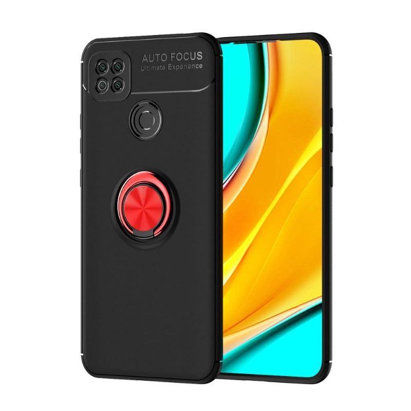 Etui do Xiaomi Redmi 9C Biznes Silikon Z Obrotowym Uchwytem