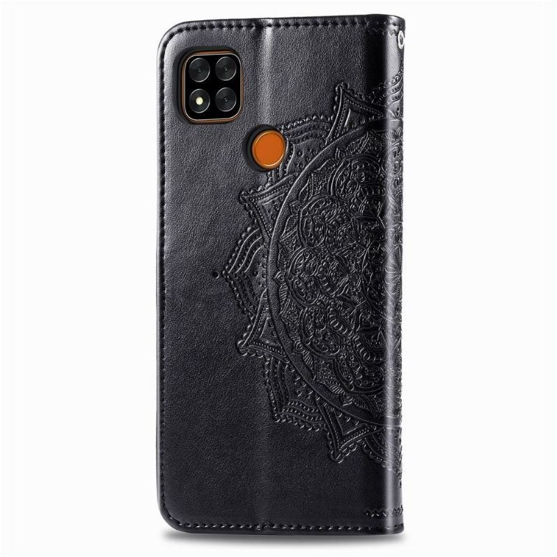 Etui Folio do Xiaomi Redmi 9C Mandala Relief Faux Leather